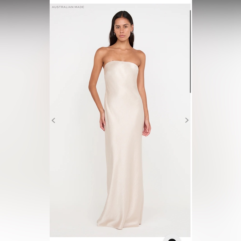 Bec + Bridge Austen Strapless Dress - Sand